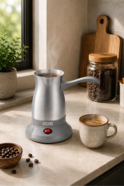 Generic Electric Coffee Maker Grey Color 600W Combining the Robustness of Met...
