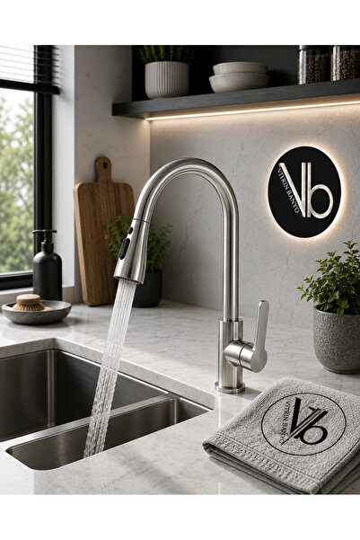 vb vitrinbanyo Inox Ginza Design Spiralli Mutfak Bataryası Spiralli Evye Musl...