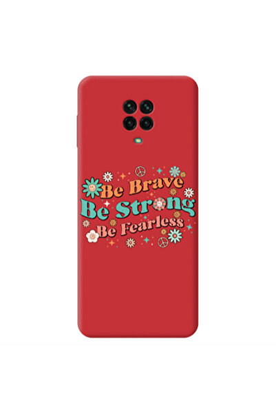 Other Xiaomi Redmi Note 9 Pro Be Brave Red Colored Silicone TPU Θήκη