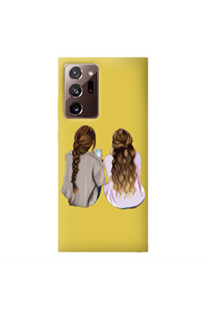Other Samsung Note 20 Plus Friends Yellow Colored Silicone TPU Θήκη
