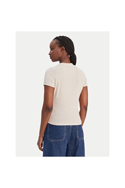 Guess Γυναικείο T-shirt W6RP99KCNH2 Μπεζ