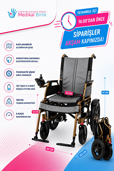 TAGESAN Creative DY01112 Akülü Tekerlekli Sandalye