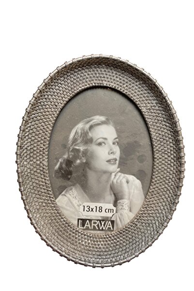 Marka 16-17,Hasır 13x18Cm,Oval,Çerçeve,Gold