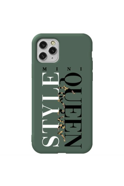 Other Apple iPhone 11 Pro Mini Quen Forever Dark Green Colored Silicone TPU Θήκη