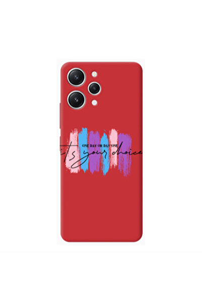 Other Xiaomi Redmi 12 One Day Or Day One Red Colored Silicone TPU Θήκη