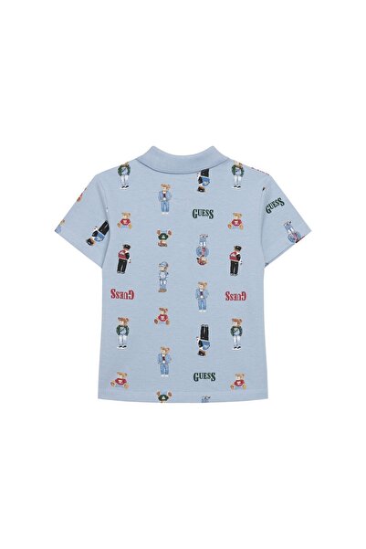 Guess Polo băieți N6RP01KBV51 Albastru