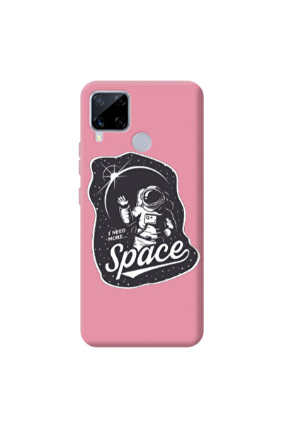 Other Realme C25 I need more spacee Pink Colored Silicone TPU Θήκη