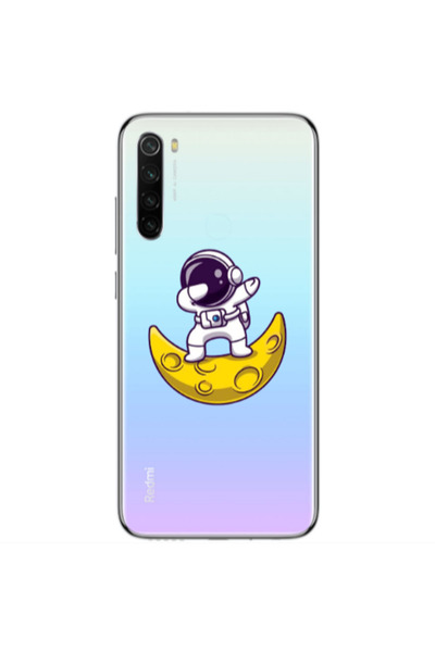 Other Xiaomi Redmi Note 8 Astronaut on the moon Transparent Silicone TPU Θήκη