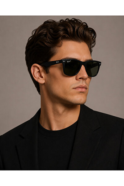 Ray-Ban POLARİZE VE UV KORUMALI GÜNEŞ GÖZLÜĞÜ 50 EKARTMAN (RB 2140 901/58)