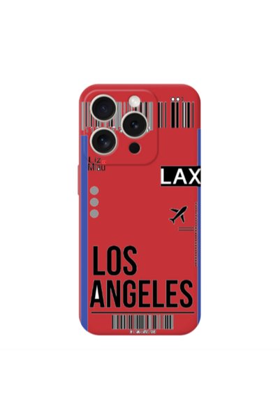 Other Apple iPhone 15 Pro Los angeles Red Colored Silicone TPU Θήκη