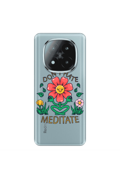 Other Xiaomi Redmi Note 14 Pro + 5g Meditate Transparent Silicone TPU Θήκη