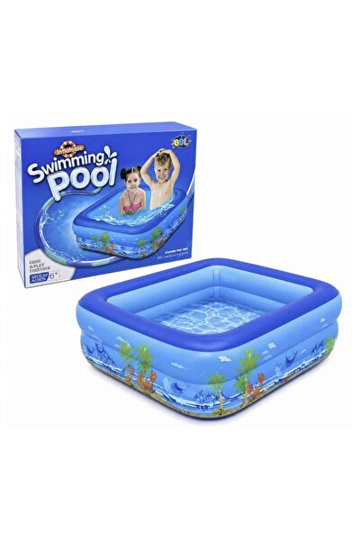 OEM Piscină gonflabilă pentru copii, model oceanic, 120 x 82 x 33 cm, din PVC...