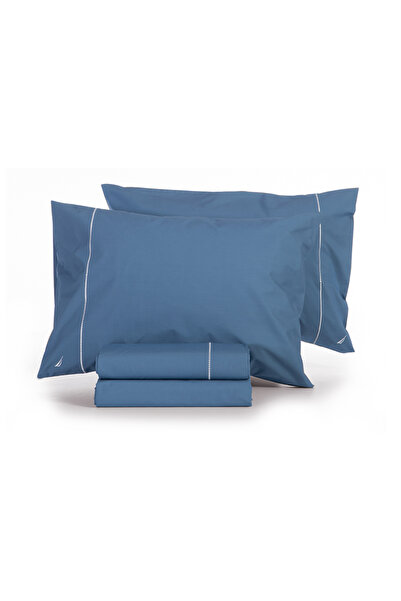 Nef Nef Homeware Σεντονι nau Wave Solid σετ Υ/πλο nef-nef Home Wear Blue 2x(2...
