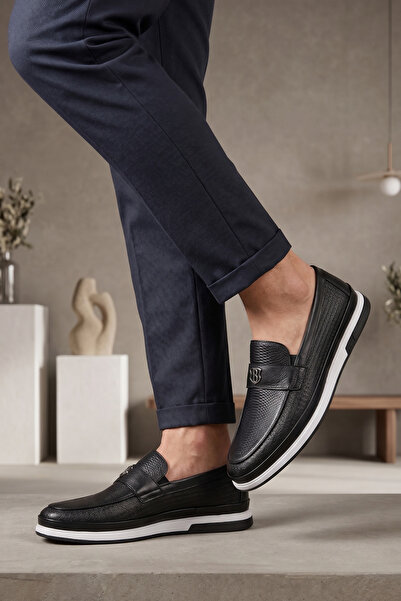 Walkenzo 222 Genuine Leather Casual Men's Shoes
