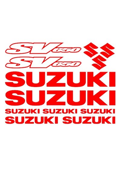 OEM Σετ 14 αυτοκόλλητων μοτοσικλέτας Suzuki SV650, 32 εκ., ανθεκτικά στο φως,...