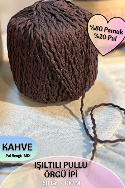 Dantelux Sparkling Sequin Knitting Yarn (80% Cotton - 20% Metallic Sequins) 5...