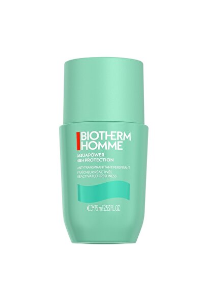 Biotherm Αποσμητικό roll-on για άνδρες 48ωρης δράσης Homme Aquapower, 75 ml