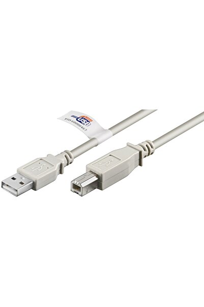 OEM Cablu USB 2.0 HI-SPEED tip A la tip B imprimanta 2m 480Mbit/s Cupru dublu...