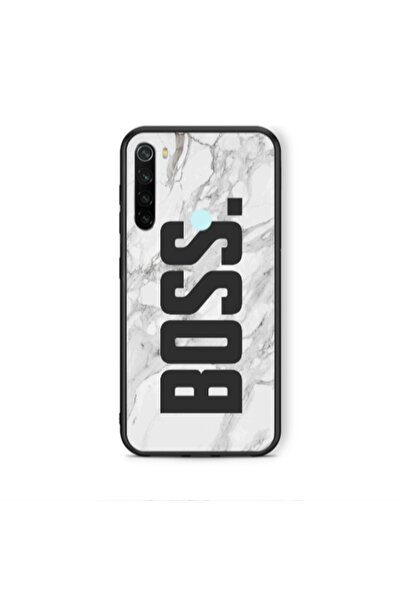Other Xiaomi Redmi Note 8 Marble Boss Black Glossy Θήκη