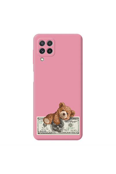 Other Samsung A22 4G Money Style Pink Colored Silicone TPU Θήκη