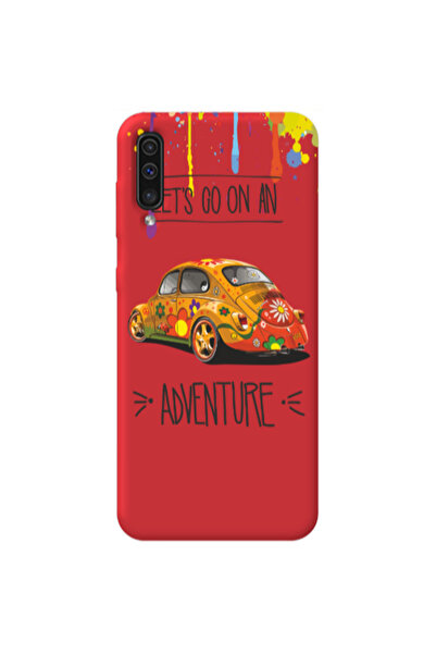 Other Samsung A70 Adventure Red Colored Silicone TPU Θήκη