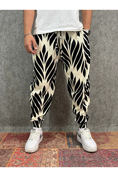 FıttingRoom Patterned Pleated Half-Shalwar with Elastic Waistband