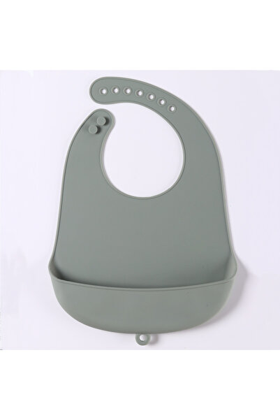 Choice4 One Size olive green 1/2pcs Food Grade Silicone Baby Eating Bibs Easy...