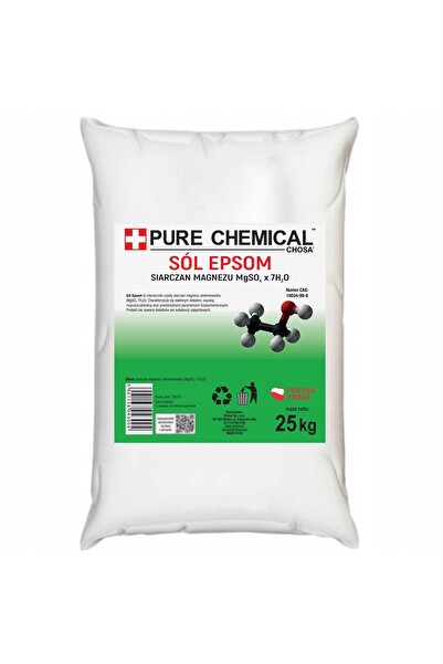 CHOSA Sare Epsom, 25kg, Pentru Baie, Pentru Spa, Sulfat De Magneziu Pur Ambal...