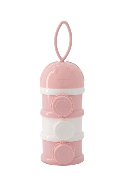 Kikka Boo Recipient pentru lapte praf KikkaBoo Milk Powder Pink,3 compartimen...