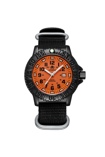 Choice No black orange B Addiesdive new men's quartz watch outdoor sports lum...