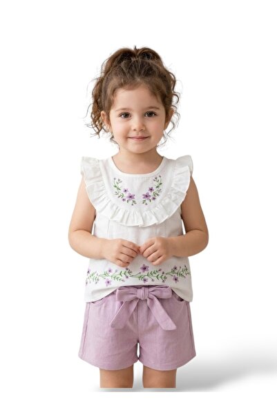 Minitex Girl's 2-Piece Shorts Suit
