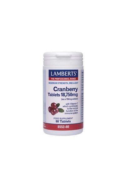 Lamberts Κράνμπερι 18.750mg 60 Δισκία