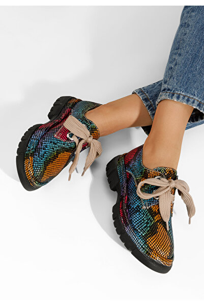 B T Shoes Dasha V7 multicolor women's Leather casual shoes