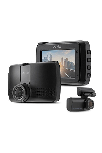 MİO MiVue 903WD Pro + E40 Διπλή Κάμερα Αυτοκινήτου, 2.5K+1080P, Wi-Fi, GPS, Κ...