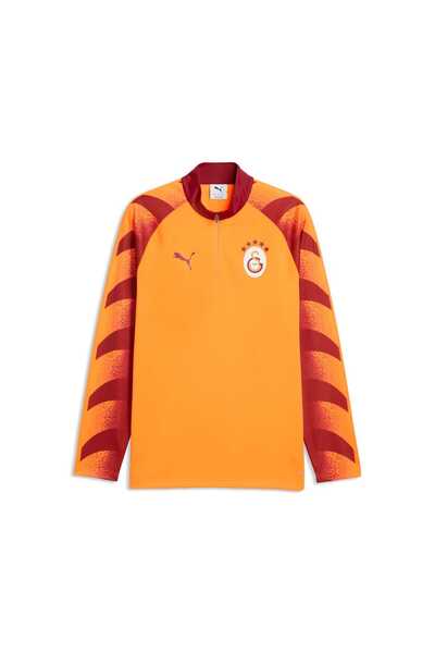 Puma GALATASARAY Ανδρικό μπλουζάκι με φερμουάρ και στενή εφαρμογή