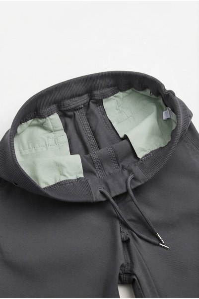 NACAR STORE Unisex Lastikli Ribanalı Rahat Kullanışlı Çocuk Okul Pantolonu Tombik Boy ( Okula Dönüş )