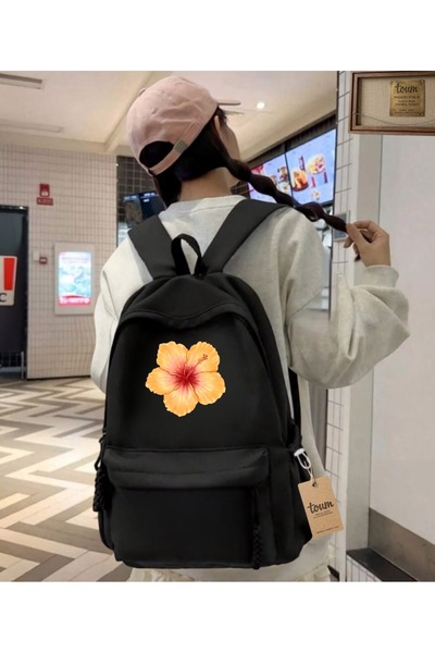 Toum Flower Series Printed School, Classroom, Course Backpack