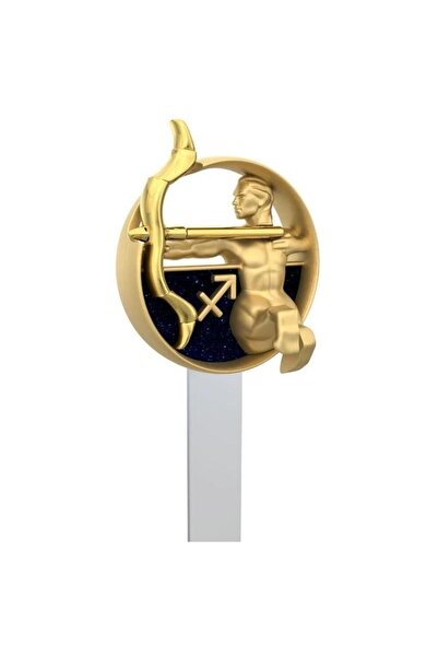 Metalmorphose semn de carte Sagetator semn zodiacal 3D