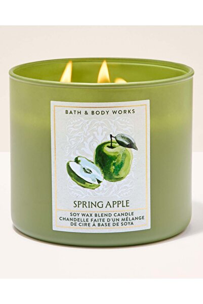 Bath & Body Works Spring A- pple Büyük Mum
