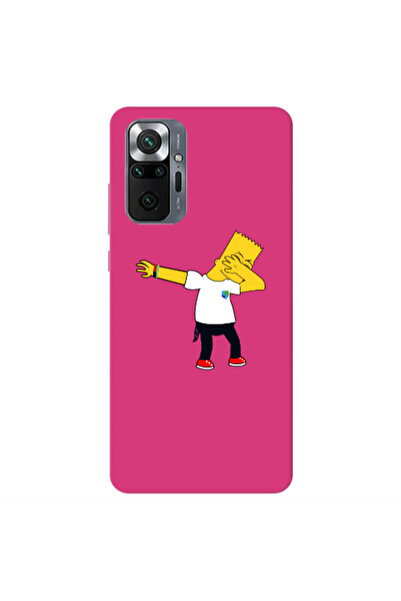 Other Xiaomi Redmi Note 10 Pro 4G Simpsons2 Fuchsia Colored Silicone TPU Θήκη