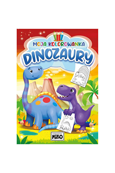 OEM Moja kolorowanka Dinozaury, Niko, ksiazeczka do kolorowania, 16 stron
