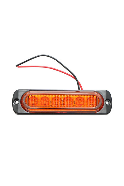 Breckner Germany Lampa LED laterala de gabarit galbena 12-24V 6W, 6 LED, 113x...