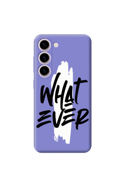 Other Samsung S23 Plus What Ever Purple Colored Silicone TPU Θήκη