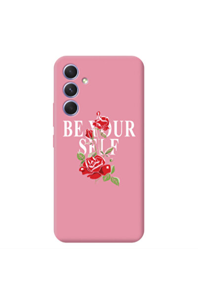 Other Samsung A26 Be Your Self Pink Colored Silicone TPU Θήκη