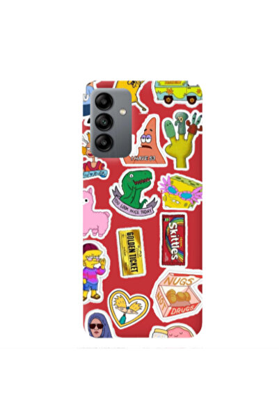 Other Samsung A04S best cartoons Red Colored Silicone TPU Θήκη