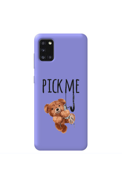 Other Samsung A41 Pick me Purple Colored Silicone TPU Θήκη