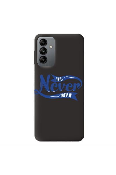 Other Samsung A04S I Will Never Grow Up Black Colored Silicone TPU Θήκη