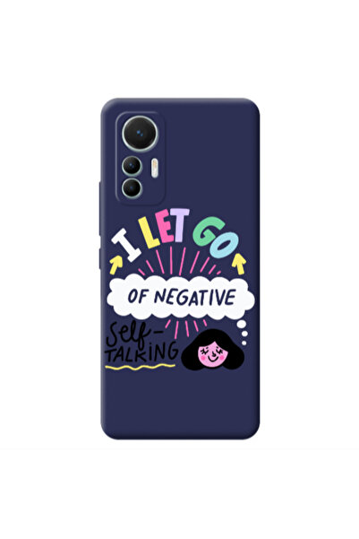 Other Xiaomi Mi 12 Lite Let go Self talking Dark blue Colored Silicone TPU Θήκη