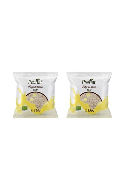 Pronat 2 x Fulgi de hrisca bio, 350g