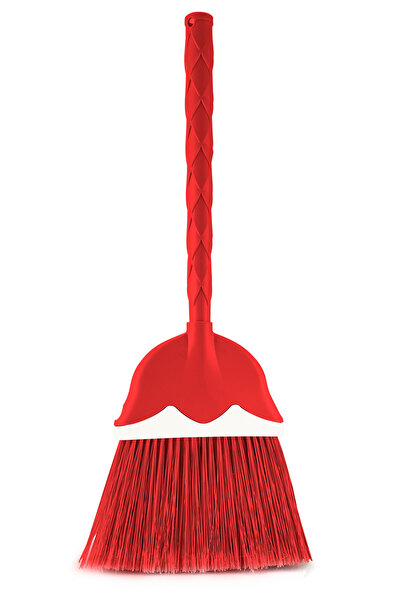 Flora F327 Lale Süpürge 60 cm No:3 Uzun Saplı Bahçe Balkon Ofis El Süpürgesi ...